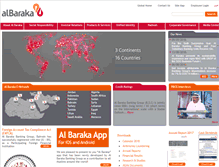 Tablet Screenshot of albaraka.com